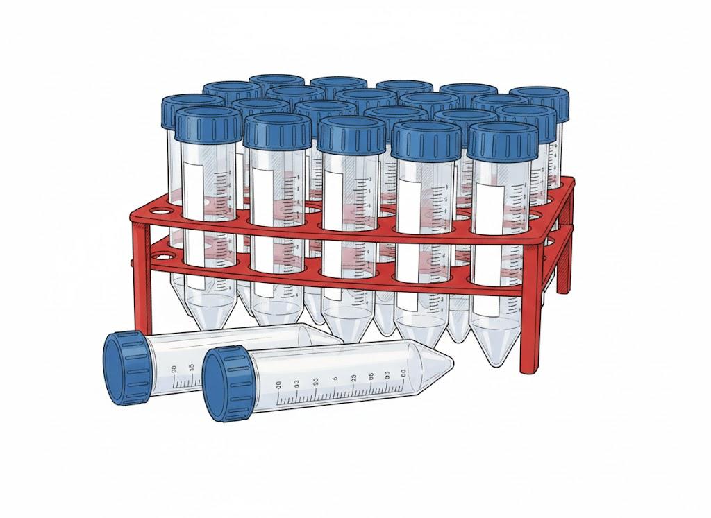 Provette Coniche 50ml per Centrifuga